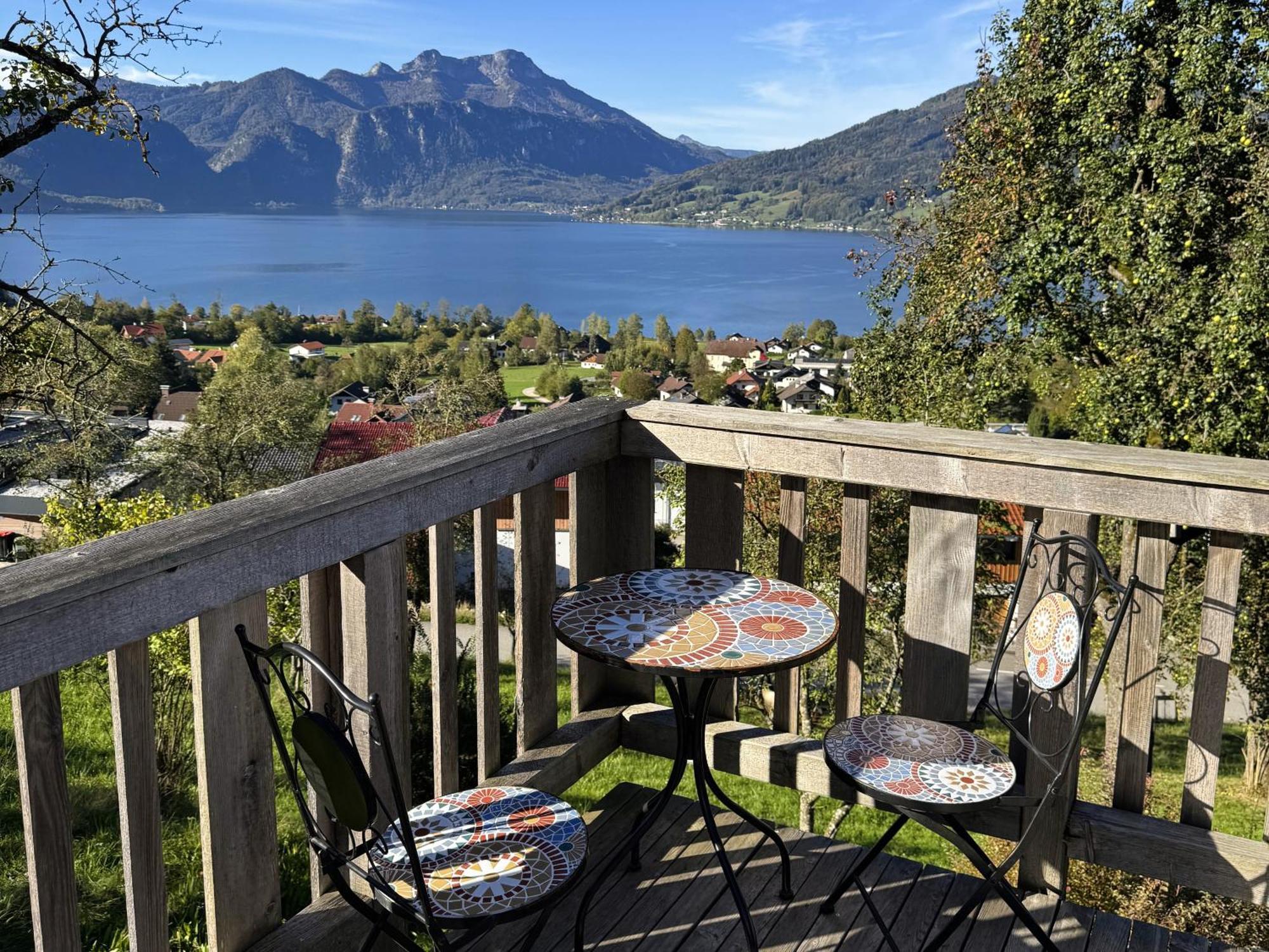 Attersee-Chalet Angermann Familie Spalt Steinbach am Attersee Exterior foto