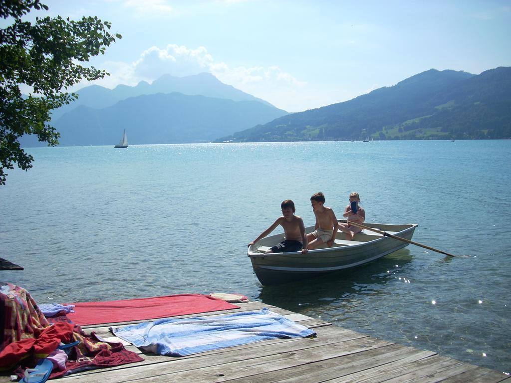 Attersee-Chalet Angermann Familie Spalt Steinbach am Attersee Exterior foto